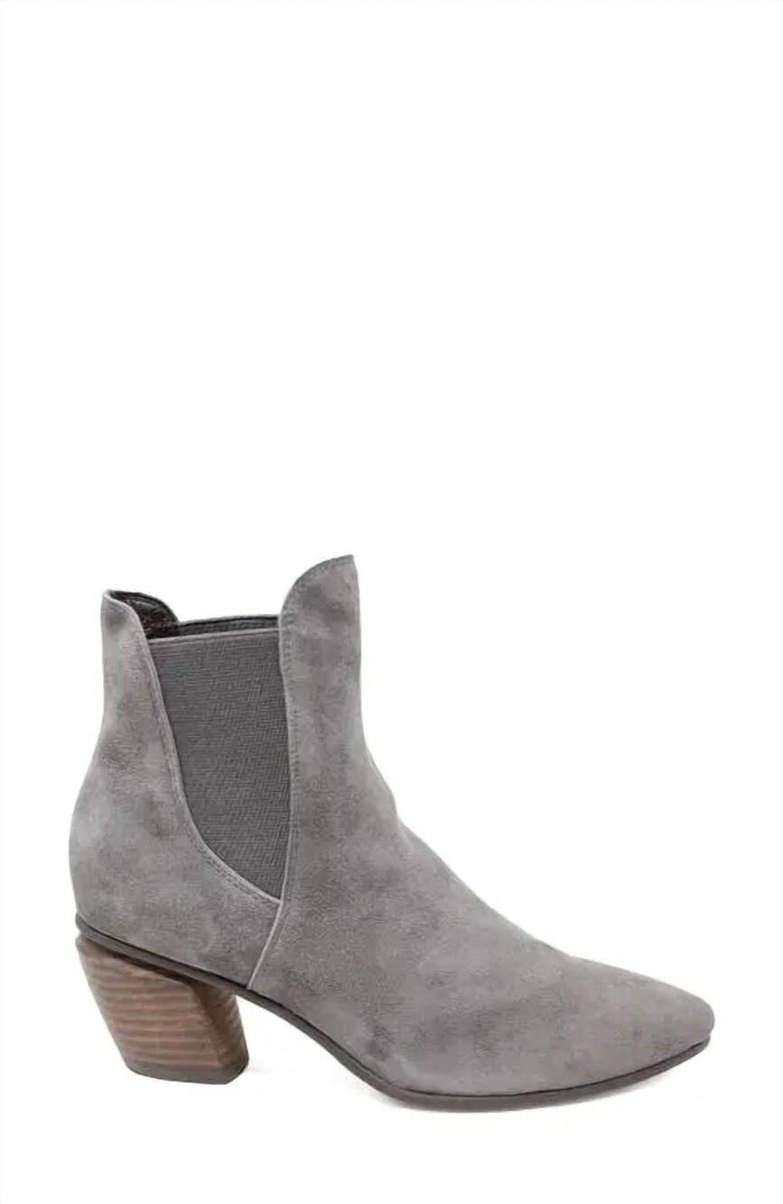 NEW DJANGO & JULIETTE women's jinks leather ankle boots in chocolate suede